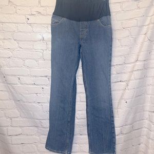 Liz Lange Maternity Straight Leg Blue Jeans Size 4